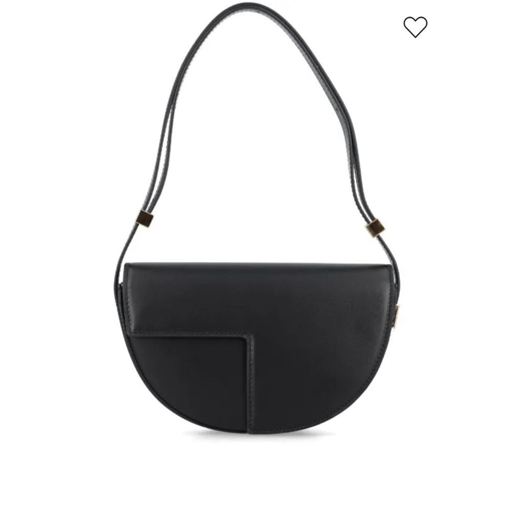 Le Petit Patou Shoulder Bag in Black Nappa Leather